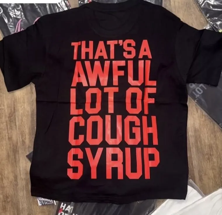 Ghostface Cough Syrup Tee back
