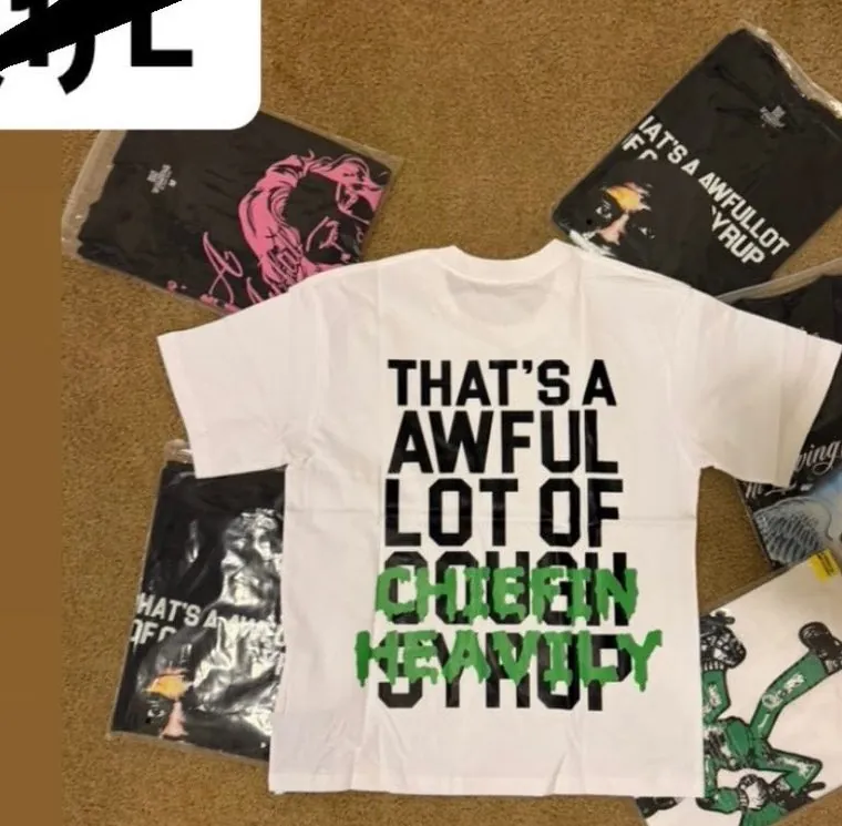 Coughin' Heavily Tee back