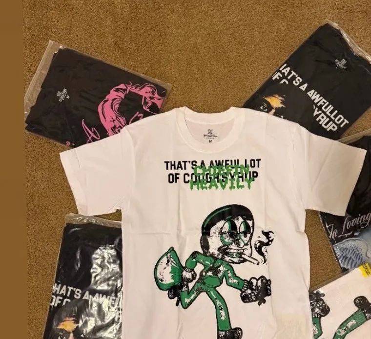 Coughin' Heavily Tee front