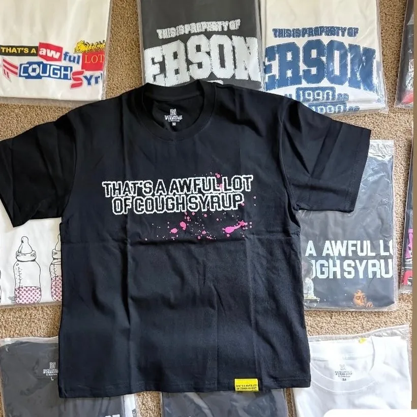 A spread of hand-picked SUPER RESELLS graphic tees